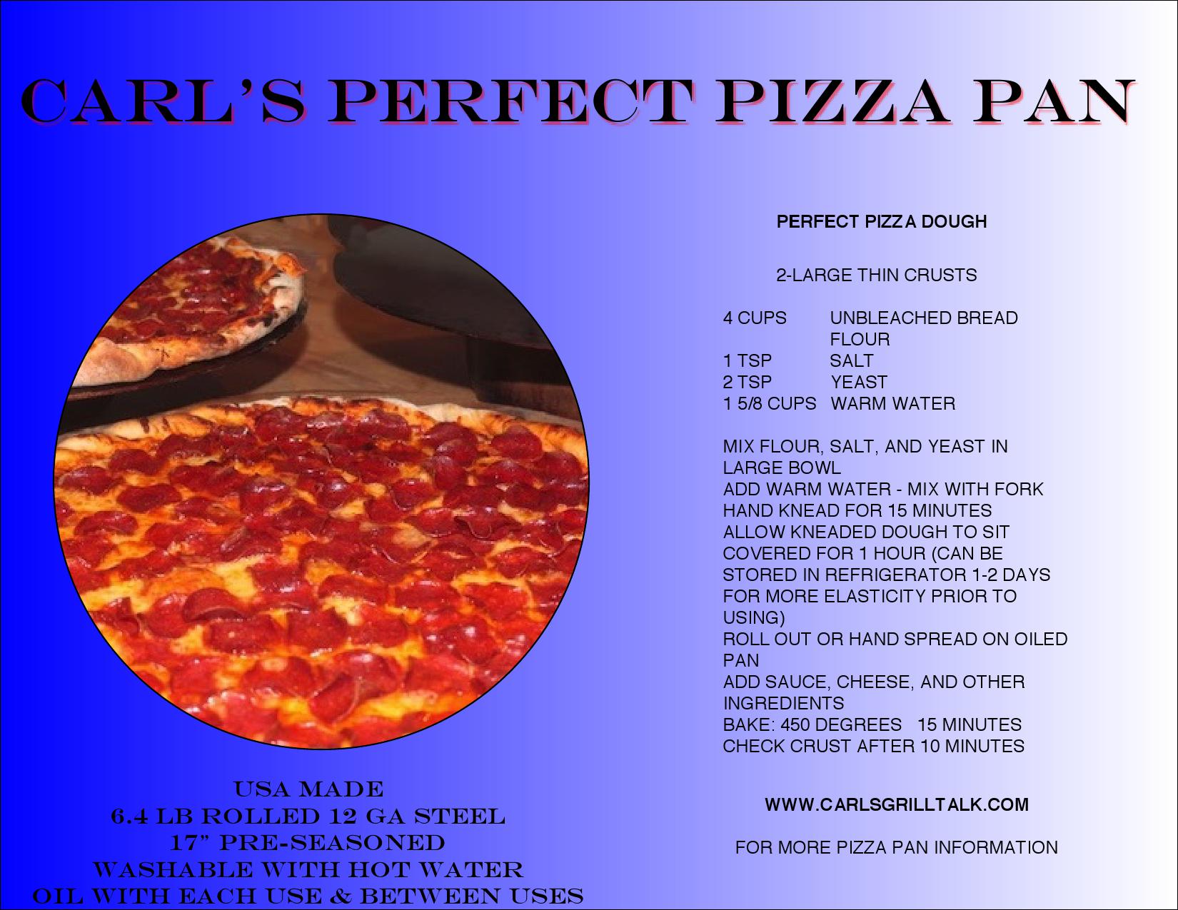 CARLS PERFECT PIZZA PAN 2 000001